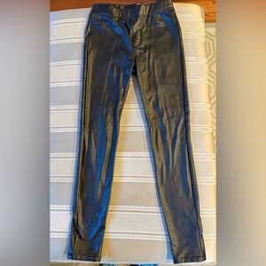 Sanctuary Black Faux Leather Runway Leggings